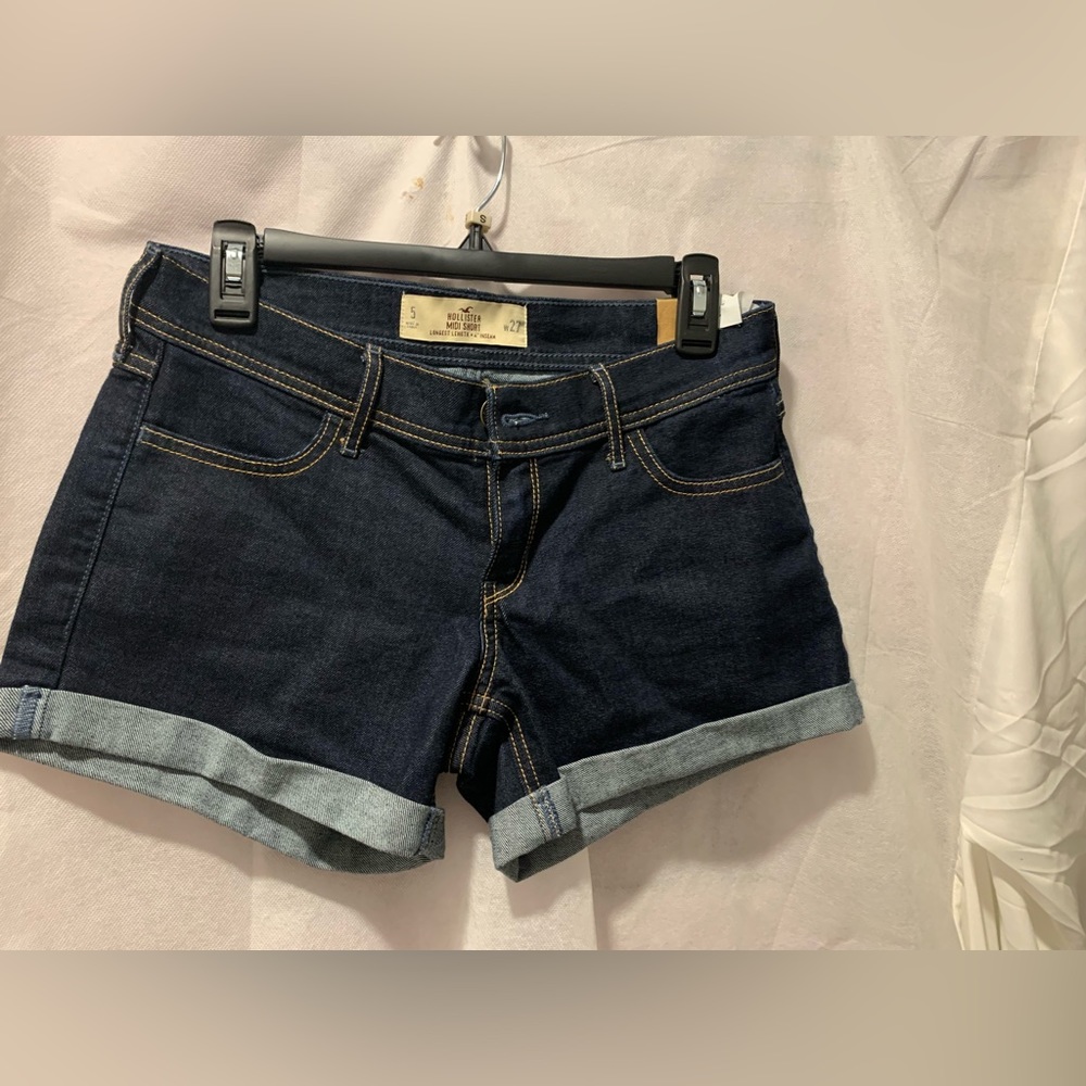 HOLLISTER MIDI SHORT JEANS NEW 5 W27